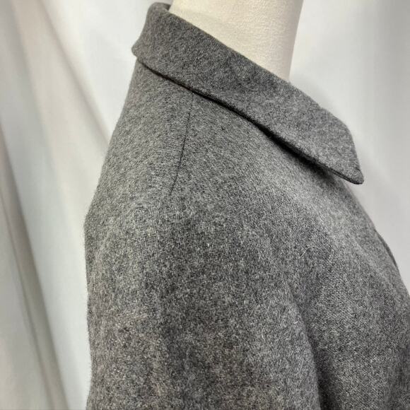Vintage 80's Clifford &‎ Wills Wool Zip up Grey Jacket Womens 8 Classic - Picture 7 of 13